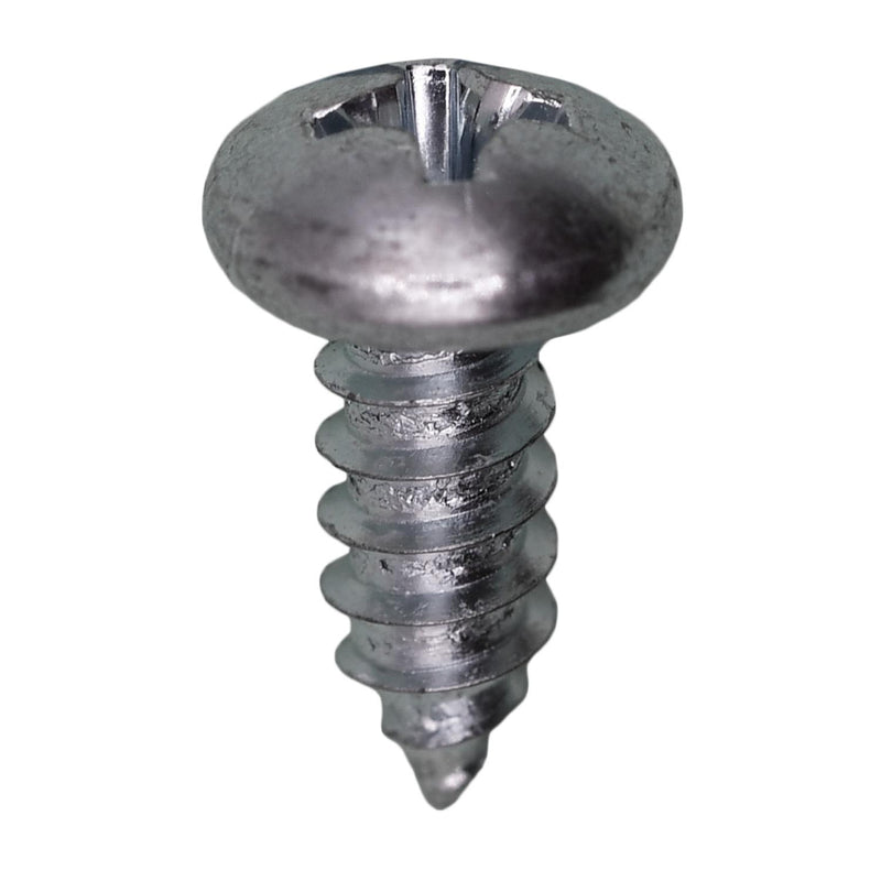 #10x1/2" Phillips Pan Head Tapping Screw, Type A/AB, Zinc
