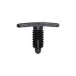 7/32"x5/8" Black Nylon Single Head Rear Bumper Fascia Christmas Tree Retainer, 13/64"x7/8" Head