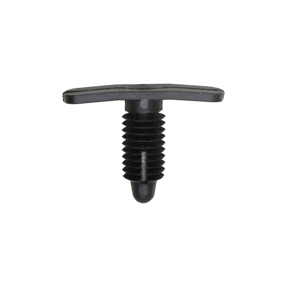 7/32"x5/8" Black Nylon Single Head Rear Bumper Fascia Christmas Tree Retainer, 13/64"x7/8" Head