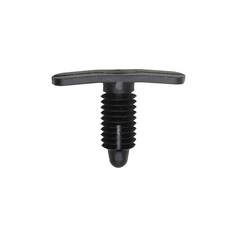 7/32"x5/8" Black Nylon Single Head Rear Bumper Fascia Christmas Tree Retainer, 13/64"x7/8" Head