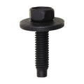 M6-1.0x25mm Hex Head SEMS Screw, Dog Point, 19mm Washer, Phosphate