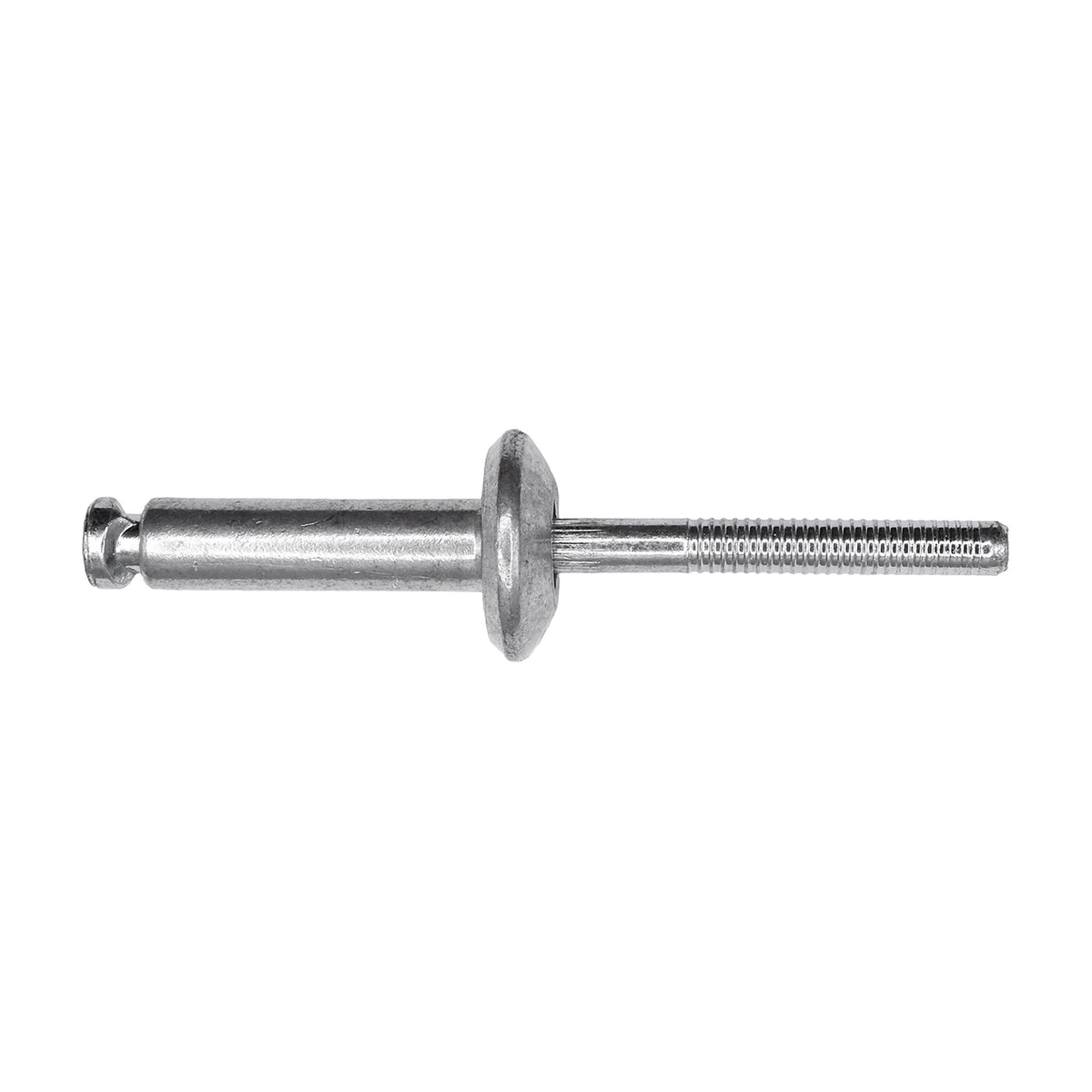 1/4" Peel-Type Rivet, 25/64"-21/32" Grip, Aluminum Body, Steel Mandrel