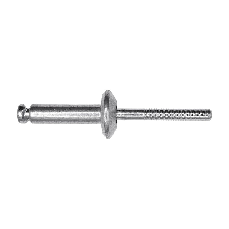 1/4" Peel-Type Rivet, 25/64"-21/32" Grip, Aluminum Body, Steel Mandrel