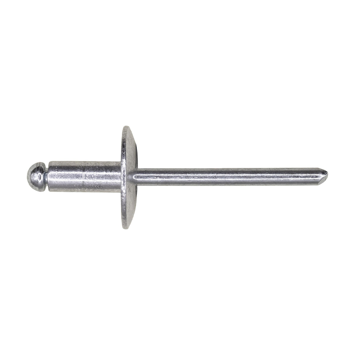 3/16" Specialty Rivet, 3/16"-1/4" Grip, Aluminum Body, Steel Mandrel
