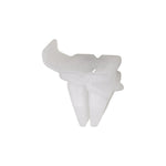 #4 White Nylon Center Pillar Garnish Screw Grommet Screw