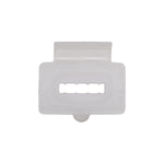#4 White Nylon Center Pillar Garnish Screw Grommet Screw