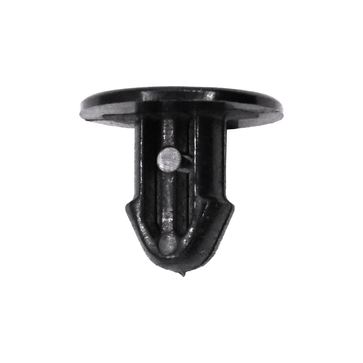 6mmx10mm Black Nylon Single Head Cowl Retaining Clip, 13mm Head