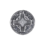 #6x1/2" Phillips Flat Head Tapping Screw, Type AB, Zinc, Standard