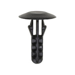 4mmx21mm Black Nylon Single Head Bumper Christmas Tree Retainer, 16mm Head