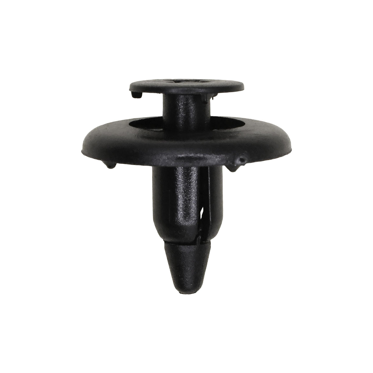 6mmx8mm Black Screw-Type Retainer with Open End, 18mm Head