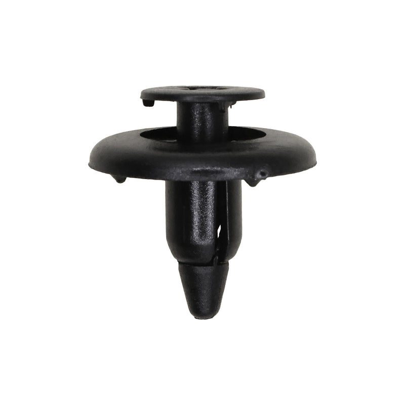 6mmx8mm Black Screw-Type Retainer with Open End, 18mm Head
