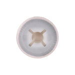 #12 White Nylon Rear Door Panel Screw Grommet, 9mmx9mm Square Hole, 18mm Head