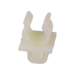 10mm Square White Nylon Hood Prop Clip Holds Rod