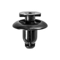 7mmx9mm Black Screw-Type Cowl Panel/Luggage Compartment Retainer with Open End, 16mm Head