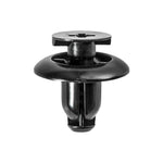 7mmx9mm Black Screw-Type Cowl Panel/Luggage Compartment Retainer with Open End, 16mm Head