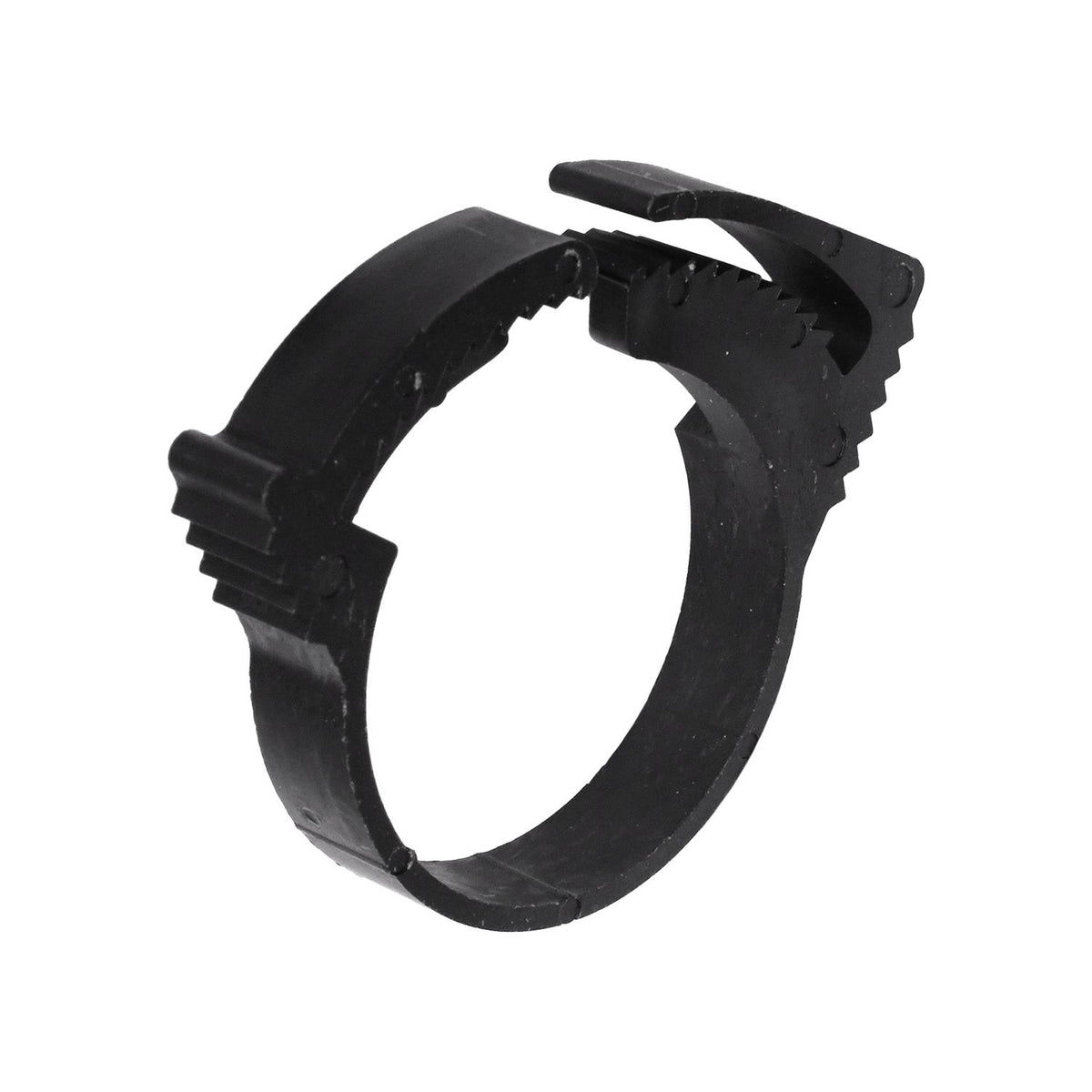 1-1/32" Black Nylon Single Bond Hose Clamp
