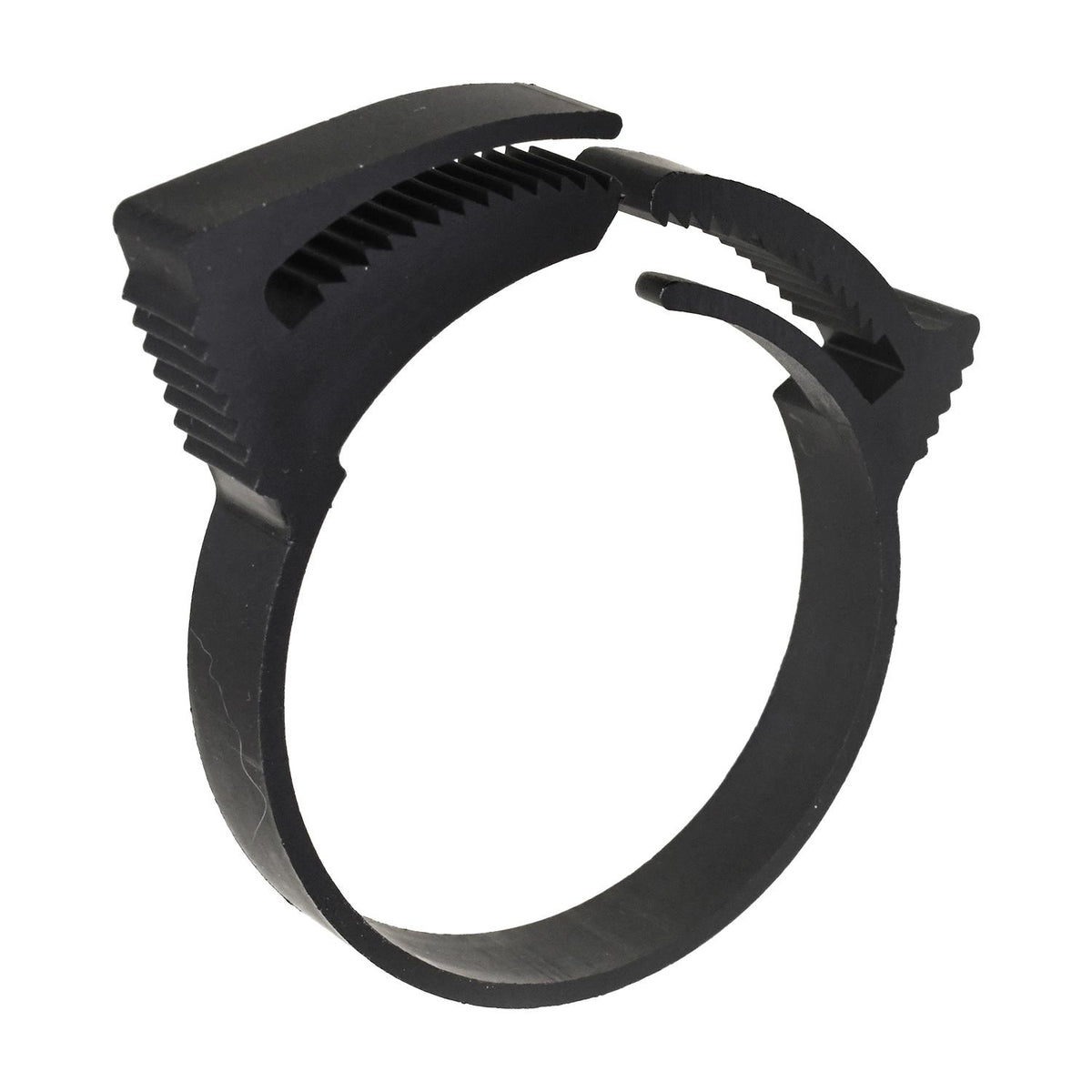 1-19/32" Black Nylon Single Bond Hose Clamp