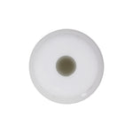 10mmx12mm White Push-Type Front Bumper Cover Retainer with Open End, 16mm Head
