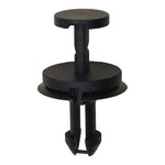 24mm Black Nylon Front Air Deflector Retainer, 26mm Head, 18mm Pin Head Diam