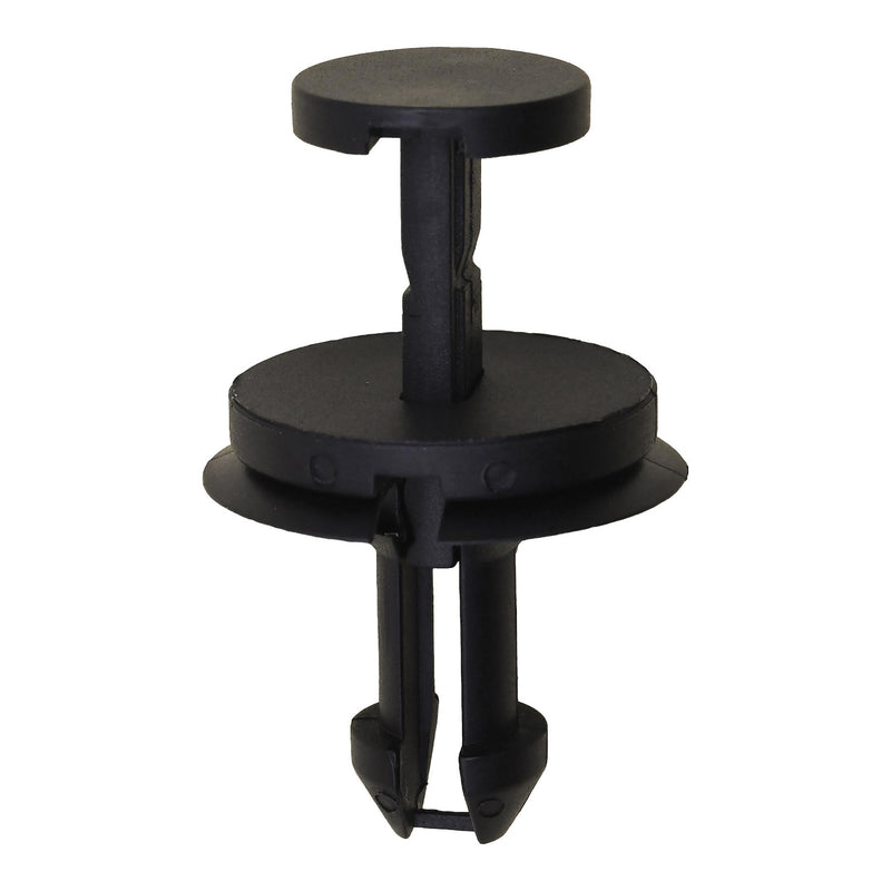 24mm Black Nylon Front Air Deflector Retainer, 26mm Head, 18mm Pin Head Diam