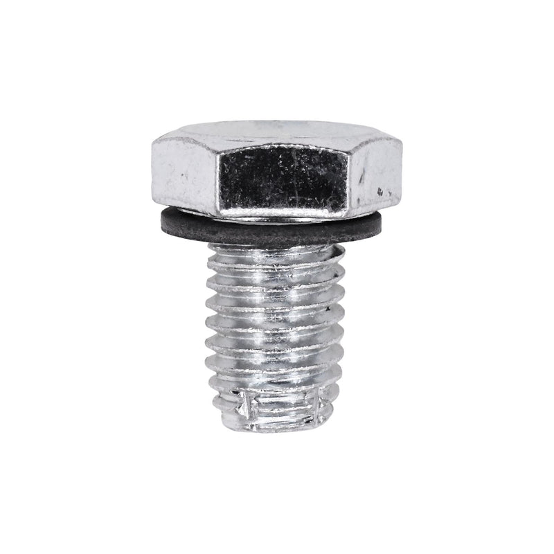 M12-1.75 Oil Drain Plug with Gasket Single Oversize, Zinc