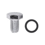 M12-1.75 Oil Drain Plug with Gasket Single Oversize, Zinc