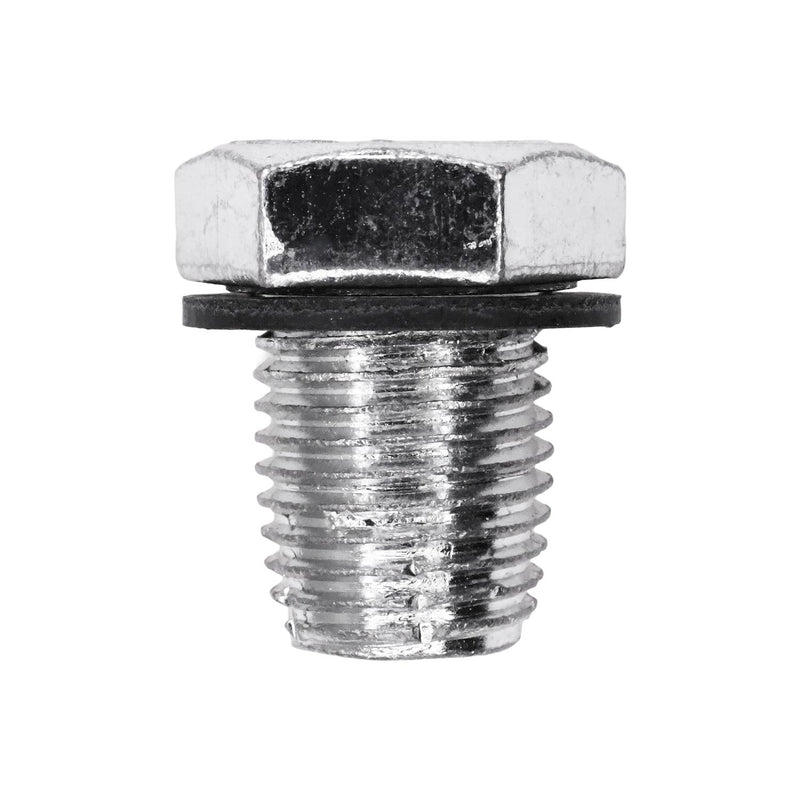 M14-1.5 Oil Drain Plug with Gasket Single Oversize, Zinc