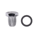 M14-1.5 Oil Drain Plug with Gasket Single Oversize, Zinc