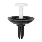 8mmx20mm Black & White Front Bumper Fascia Retainer, 34mm Head