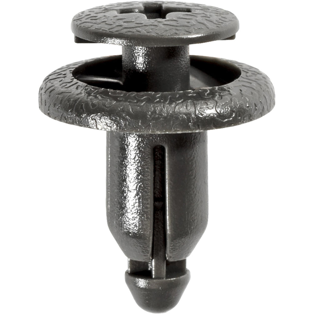 6mmx8mm Gray Screw-Type Door Trim Panel Retainer with Open End, 14mm Head