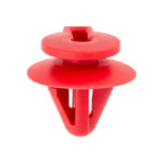 10mmx10mm Red Nylon Scuff Plate Retainer, 18mm Head
