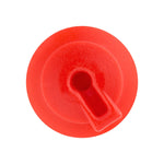10mmx10mm Red Nylon Scuff Plate Retainer, 18mm Head
