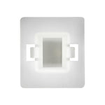 8mmx11mmx19mm White Nylon Bumper Grommet Head Size, 18mmx20mm Head