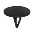 3/8"x3/4" Black Nylon Single Head Hood Insulation Christmas Tree Retainer, 1-3/16" Head