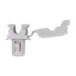 5/32" Gray Nylon Door Lock Clip Size