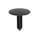 7/32"x11/16" Black Nylon Single Head Trim Panel Christmas Tree Retainer, 3/4" Head