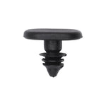 5mmx10mm Black Nylon Single Head Weatherstrip Christmas Tree Retainer, 15mm Head