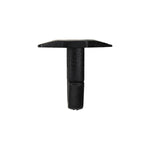 7mmx14mm Black Nylon Double Head Cowl Vent Retaining Clip Size