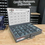 Inch Phillips Pan Head Machine Screws, Hex Nuts, Flat & Lock Washers - 3556 PCS