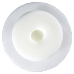 10mmx11mm White Nylon Double Head Scuff Plate Christmas Tree Retainer Overall, 18mm Head