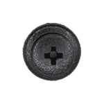 6mmx8mm Black Screw-Type Door Trm Panel Retainer with Open End, 14mm Head