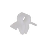 7mm White Nylon Wire Routing Clip Holds Wire