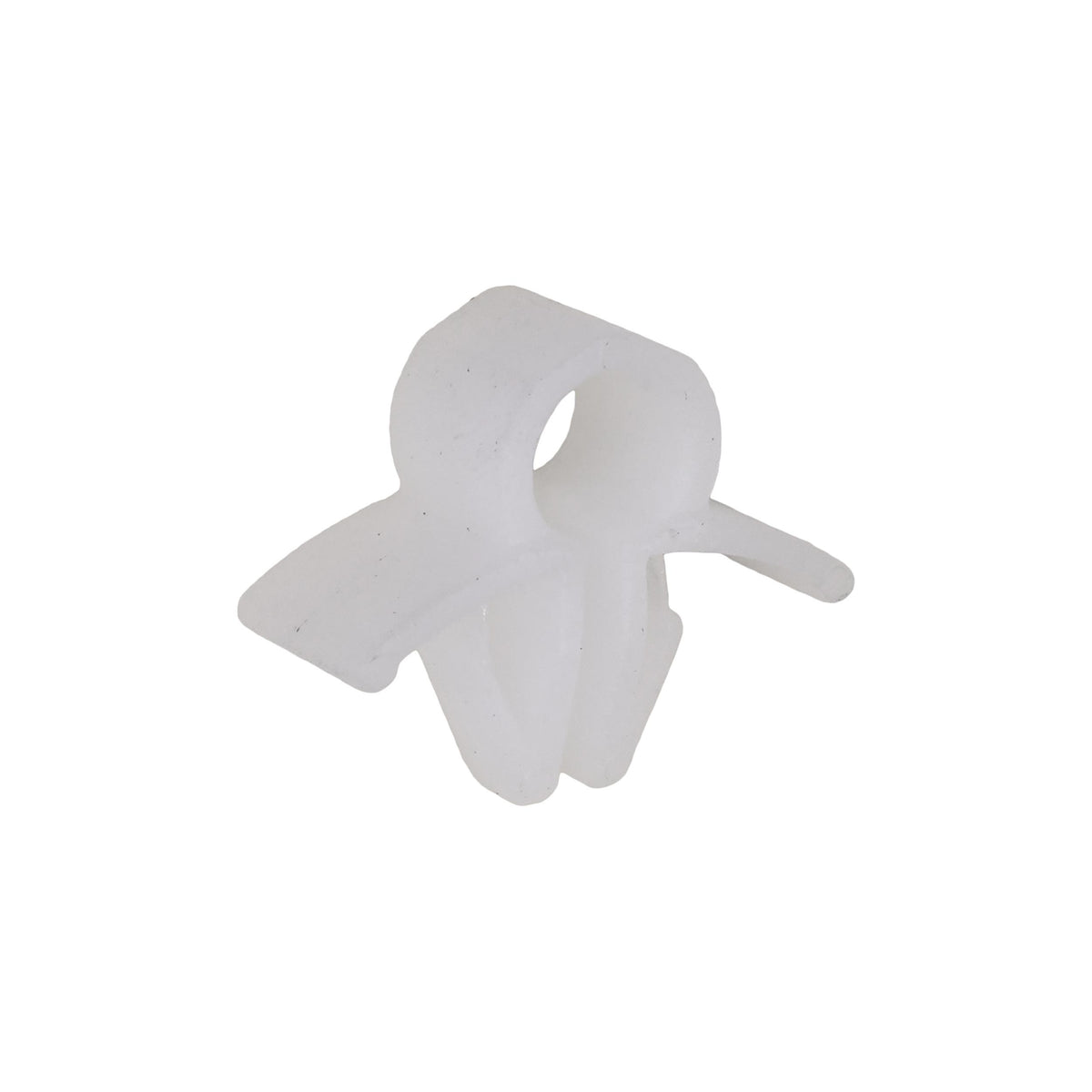 7mm White Nylon Wire Routing Clip Holds Wire