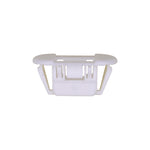 14mm White Nylon Kick Plate Ret Grommet Head Size, 14mmx34mm Head