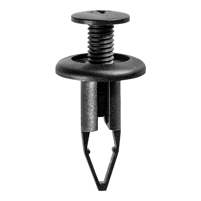 9mmx26mm Black Screw-Type Retainer with Closed End, 20mm Head