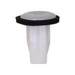 7mm Squarex16mm White Nylon Door Panel Screw Grommet, 12mm Head