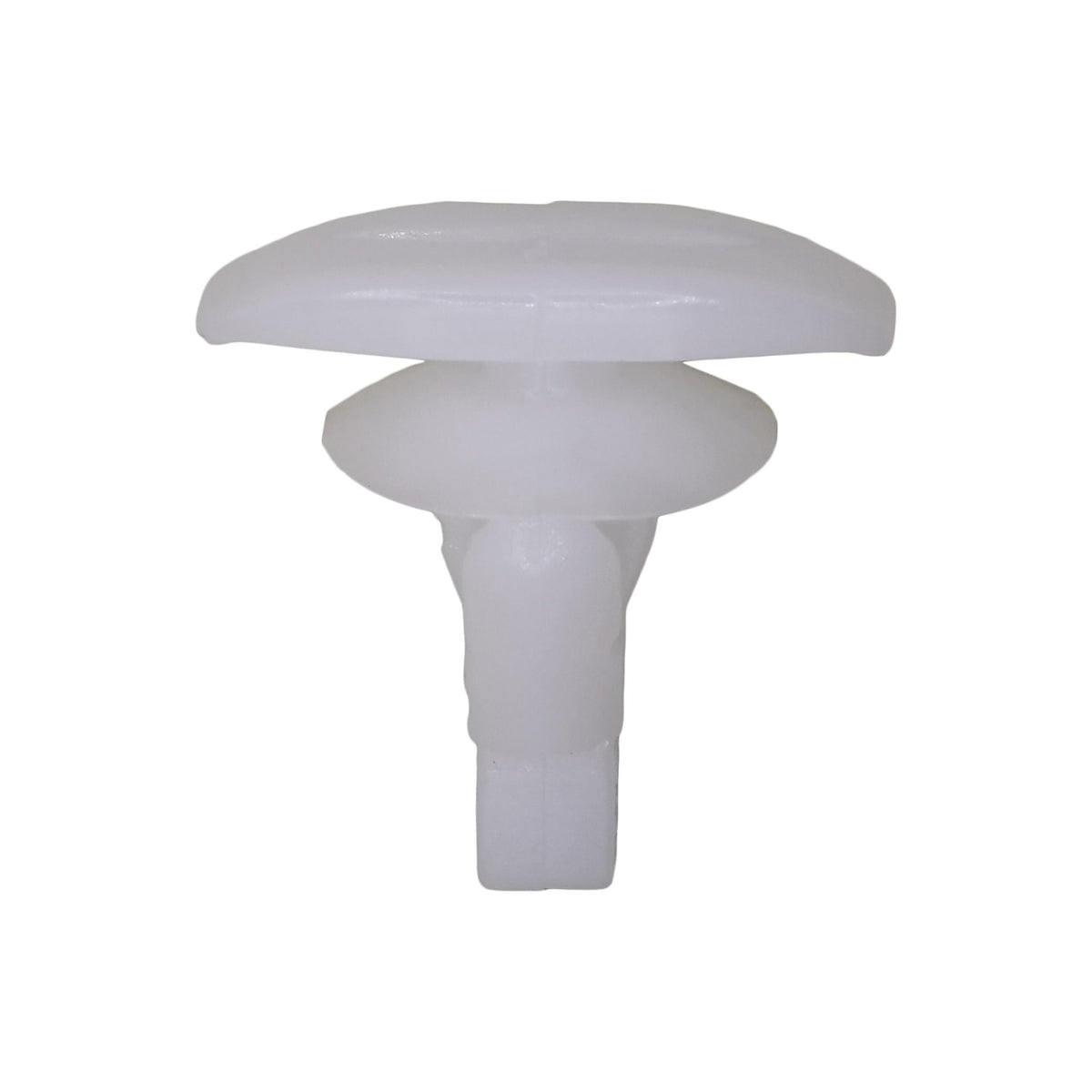 10mm White Nylon Double Head Weatherstrip Christmas Tree Retainer Size