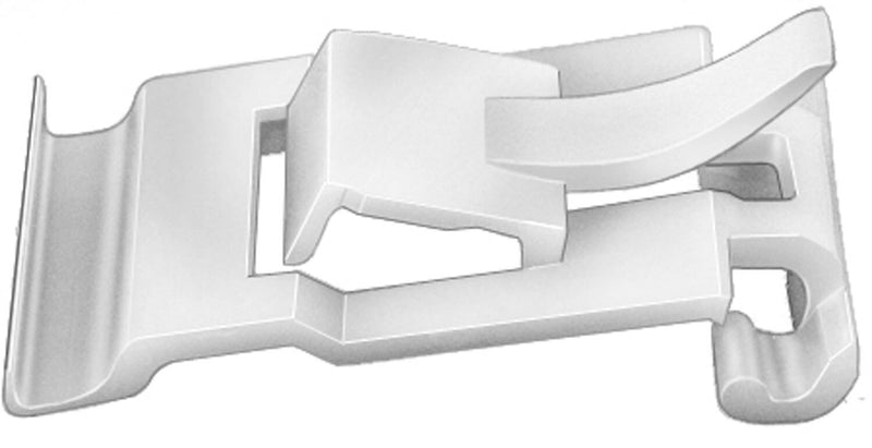 White Nylon Door Belt Molding Clip