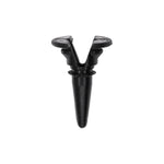 26mm Black Nylon Front Fender Plate Seal Clip, 18mm Head