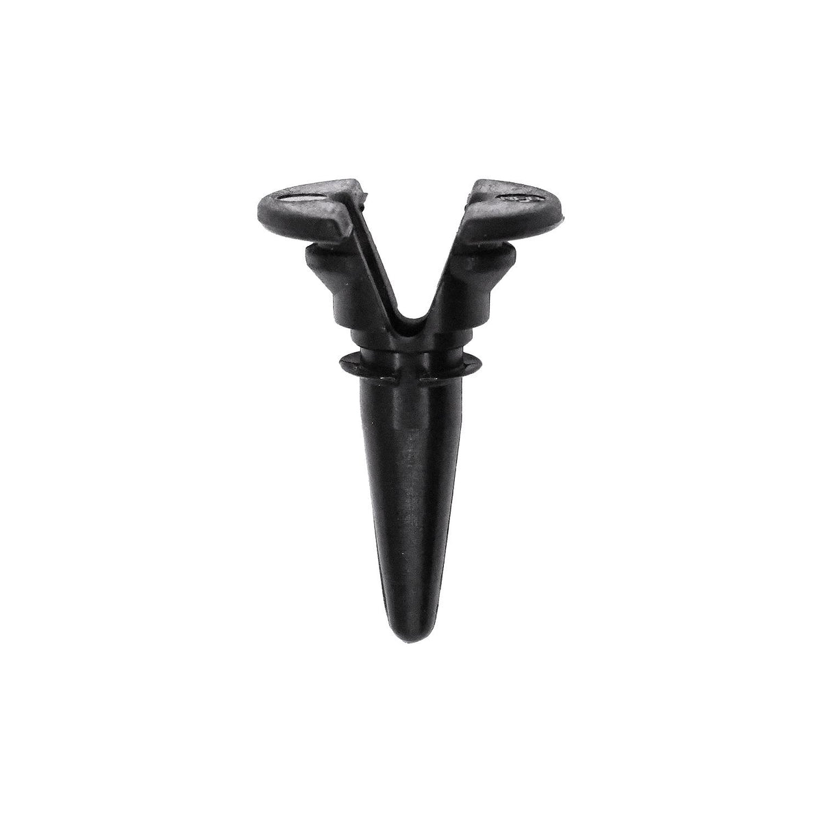 26mm Black Nylon Front Fender Plate Seal Clip, 18mm Head